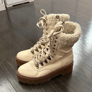 Platform Lace-Up Boots